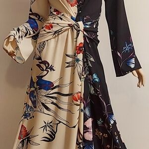 ETRO ITALY 🇮🇹 Runway Maxi Crepe dress Desert Flowers